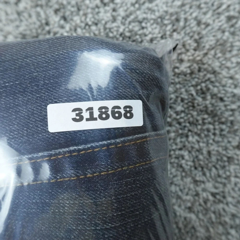 Gap Jeans Mens 40X32 Dark Blue Denim Pants 1969 Standard Straight Whisker Fade